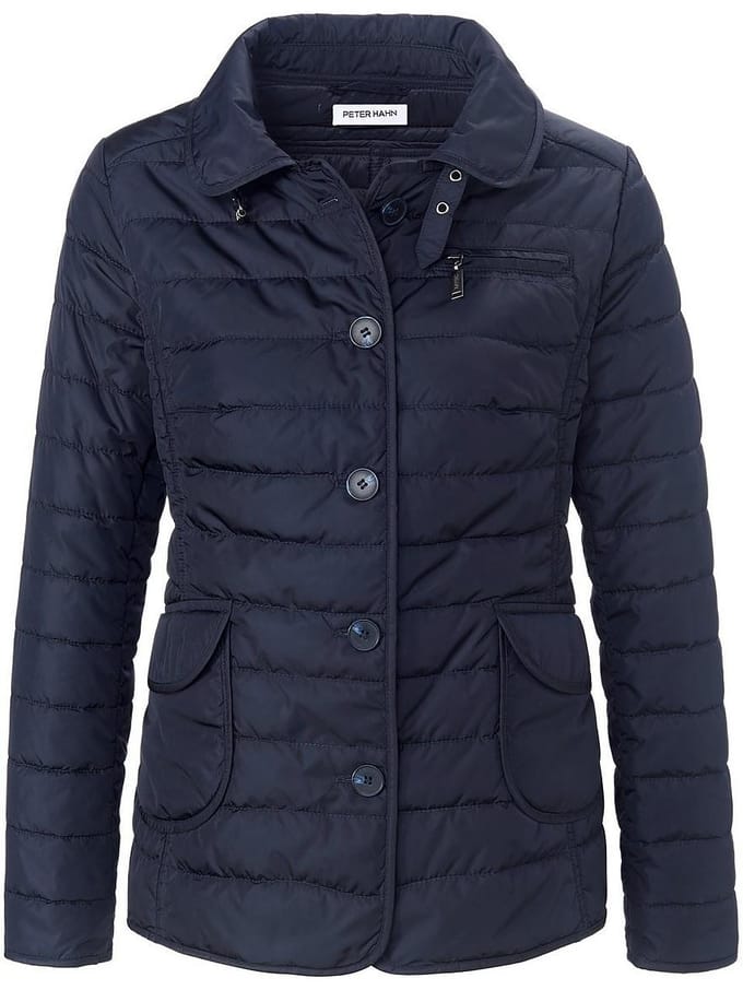 Gewatteerde jas knoopsluiting Van Peter Hahn blauw