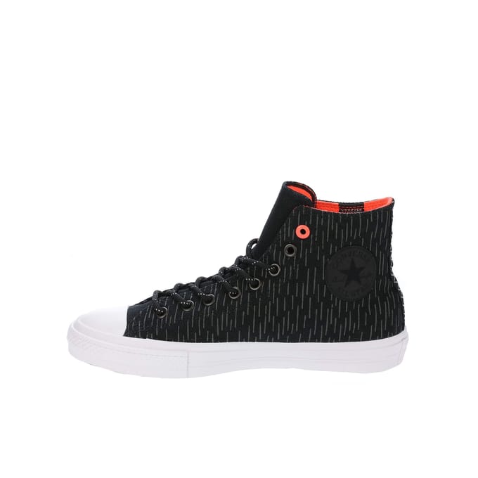 Converse Chuck Taylor All Star II Hi Shield Heren Zwarte Plimsolls