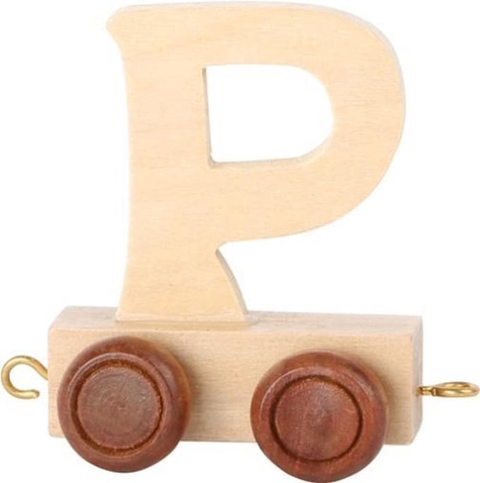 Small Foot - Wooden Letter Train - P