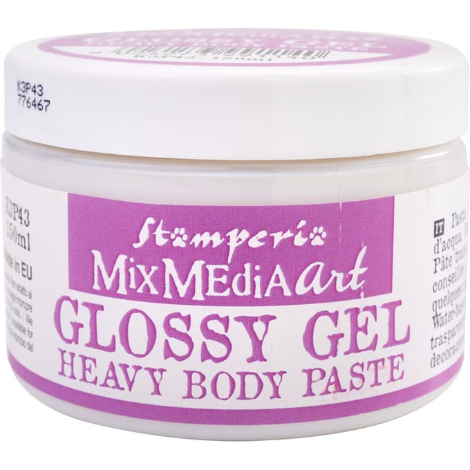 Stamperia "Glossy Gel", Transparant
