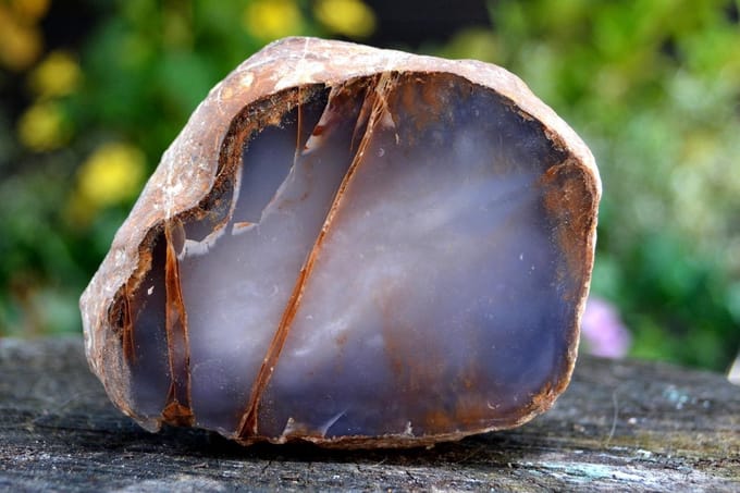 Aangeslepen Chalcedoon uit Turkije - 448 gram