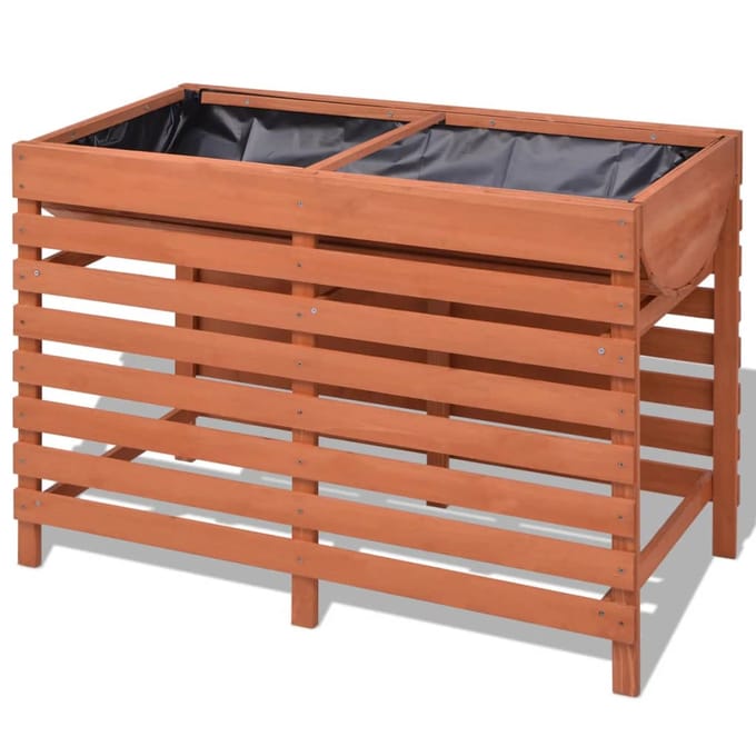 vidaXL - Plantenbak - 100x50x71 - cm - hout