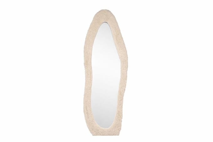 Svea - Ila spiegel 193x67 cm imitatiebont - beige