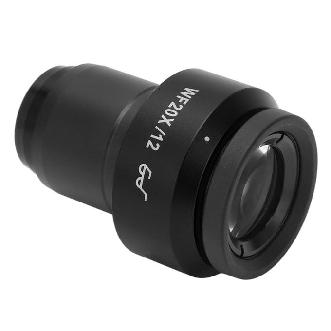 Oculaire de Microscope Lentille d'Oculaire Haut Point Visibilité Réglable Interface 30mm Noir rouge