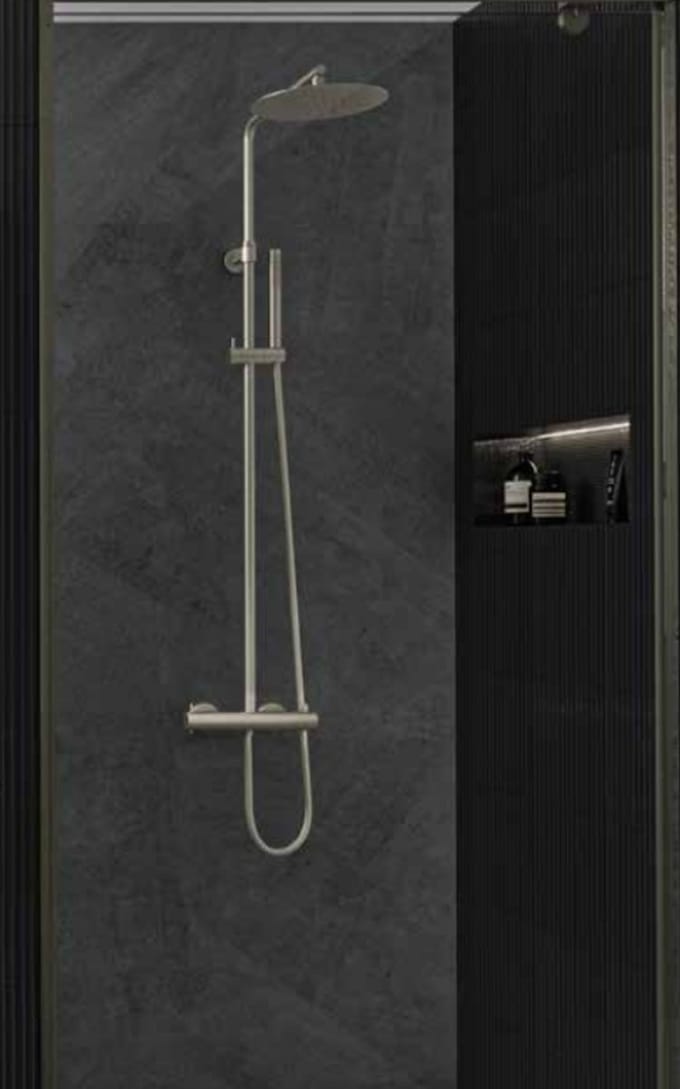 IVY Toebehoren Handdouche staafmodel met antikalk nozzels Chroom