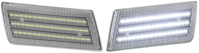 Dailygoody 2pcs LED vervangingslampen - helder wit licht - transparante schaal