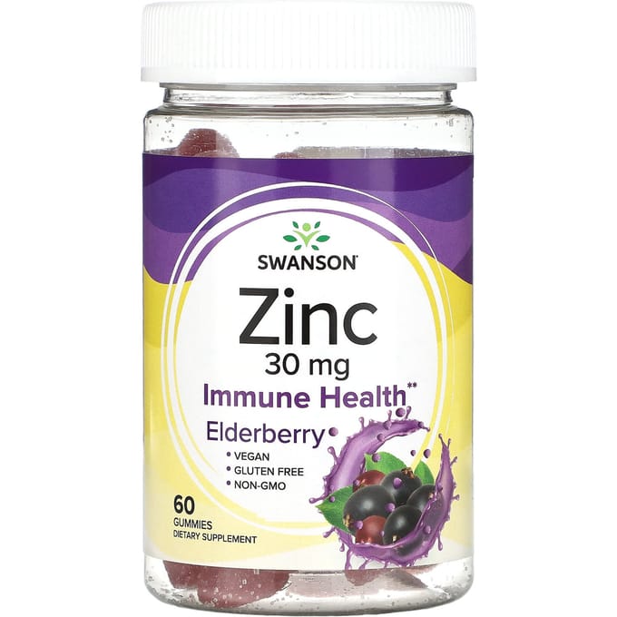 Zink Gummies, 30mg, 60 Gummies