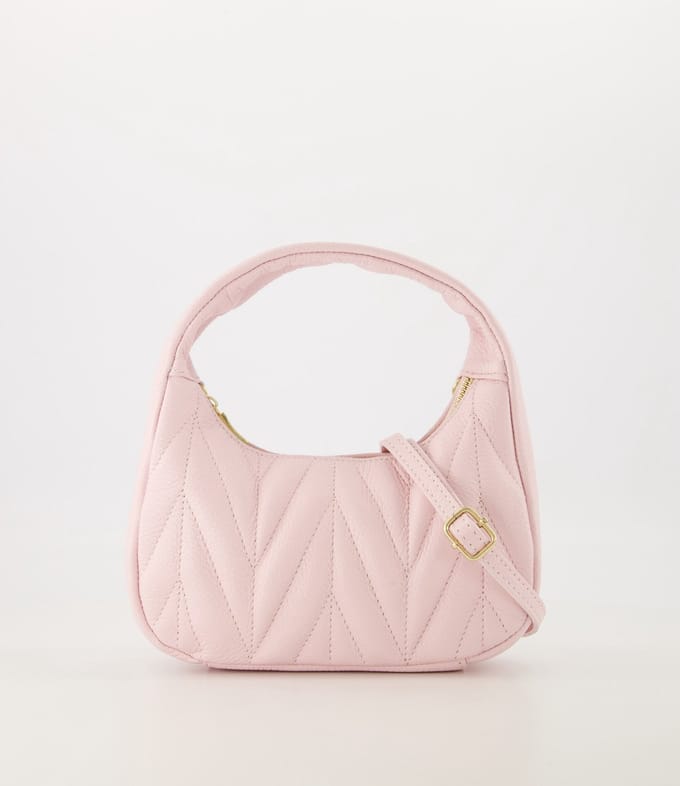 Teatro handtas - Mabel - Classic - Roze - Leer