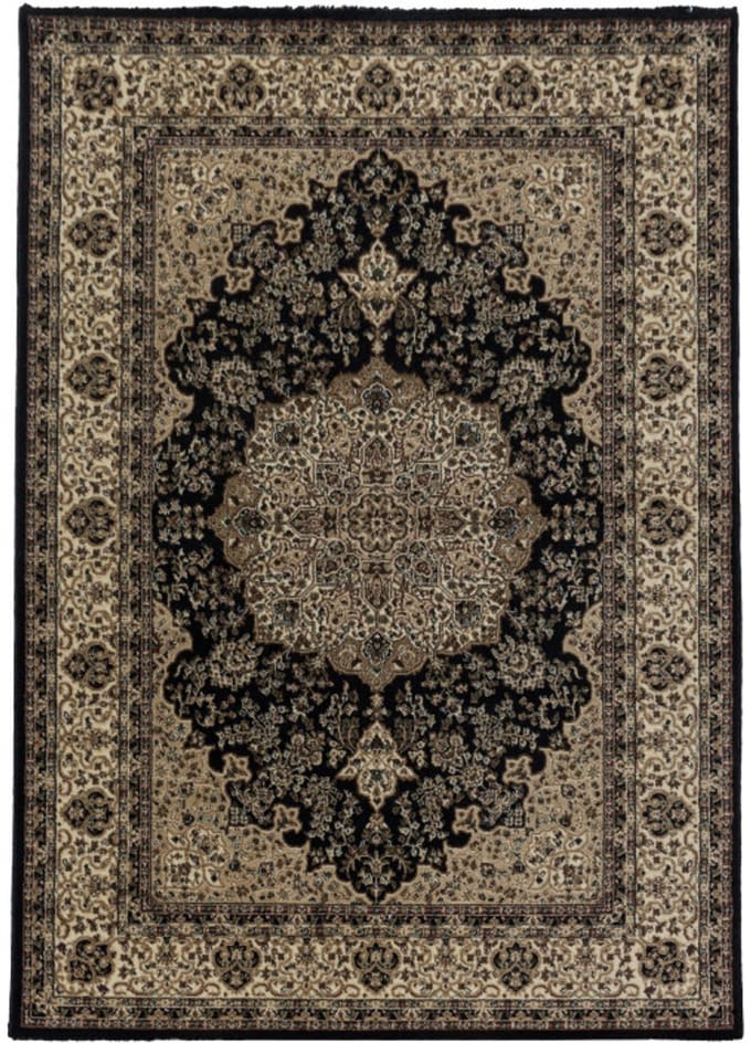 Bukhara – Klassiek Vloerkleed – Zwart