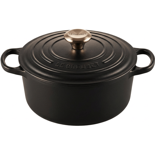 Le Creuset Signature Braadpan - 4,2 l - 24 cm - Zwart