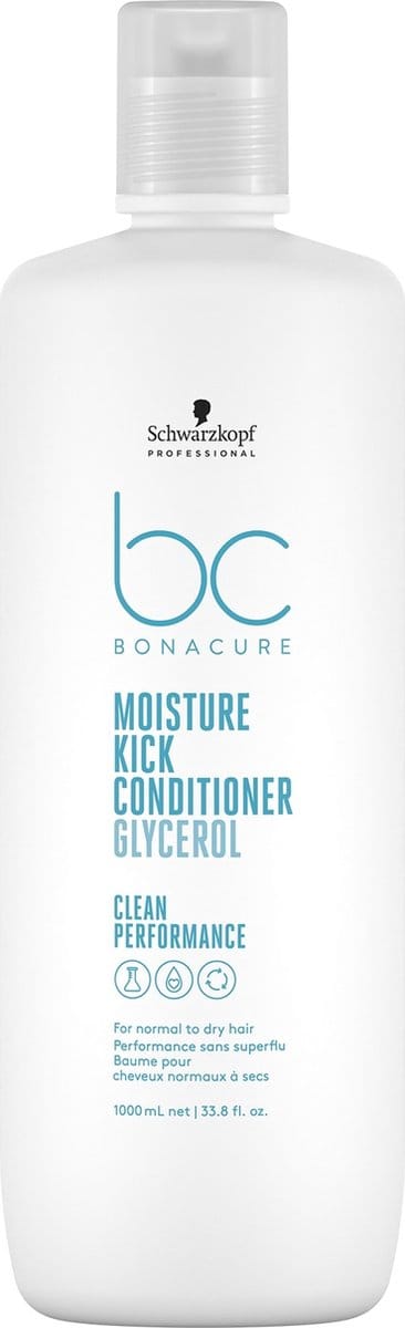 Verzorging en conditioner Schwarzkopf Kick Moisture Conditioner BC Bonacure Clean 1000 ml