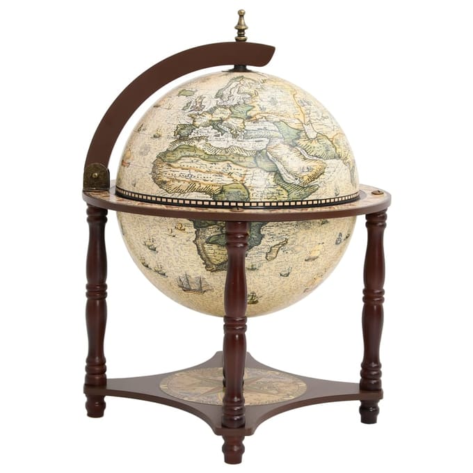 vidaXL - Globebar - massief - eucalyptushout - bruin