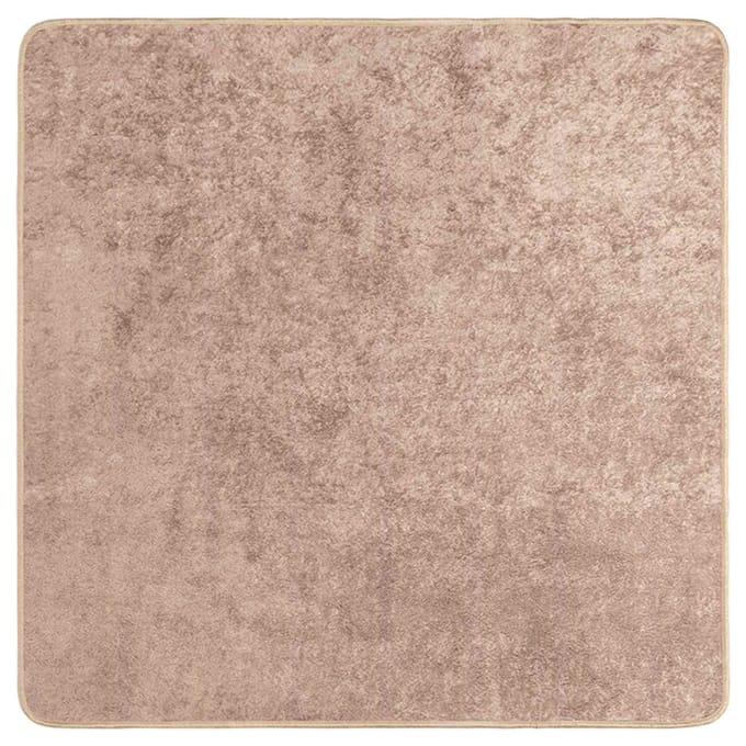 vidaXL - Tapijt - Runner - MARSA - Zand - 100 - x - 100 - cm - Polyester - en - PVC