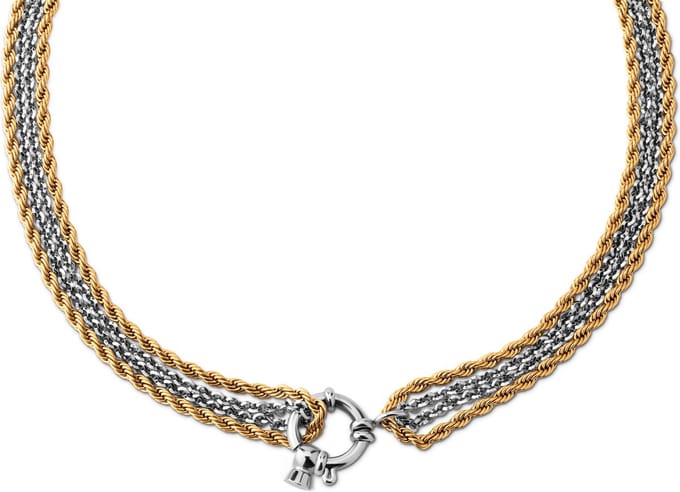 Melano Friends Ketting Olivia Goud/Zilver | incl Twisted hanger