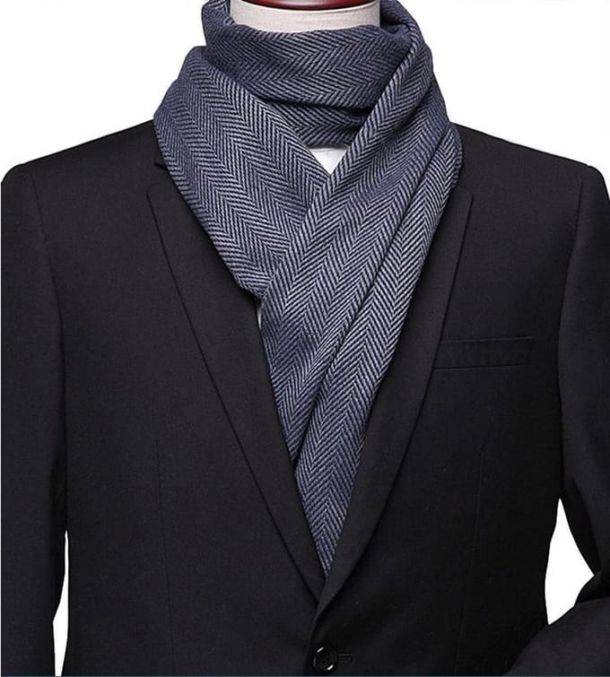 Sjaal Heren - Mannen - Blue Edition - 190 cm