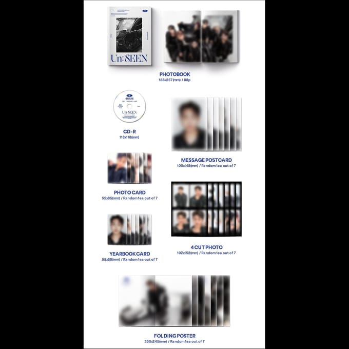 EVNNE 2e mini-album UN SEEN RANDOM Ver brown