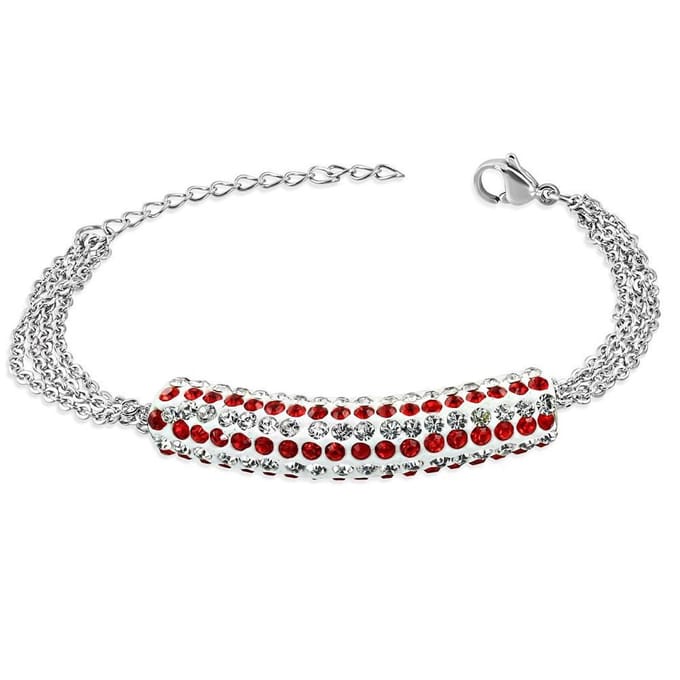 Montebello Armband Aina - 316L Staal - Shamballa - 17+4cm