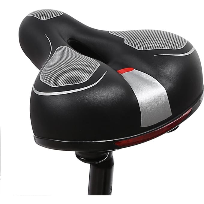 Mountain Racefiets Zacht Zadel Hol Comfortabel Schokabsorberend Fietszadel Vervanging gray