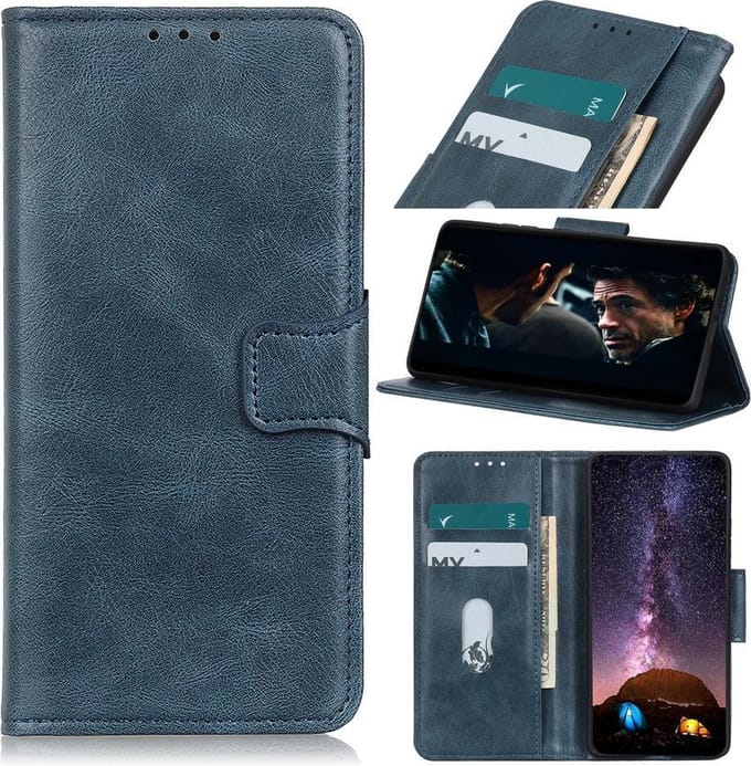Bestcases Portemonnee Telefoonhoesje iPhone 12 mini - Blauw