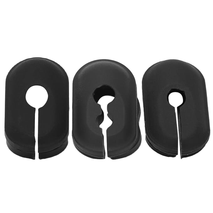 3 Pièces Bouchon en Caoutchouc de Câble Universel en Silicone Pièces Accessoires pour Trottinette Électrique Convient pour Ninebot MAX G30 black