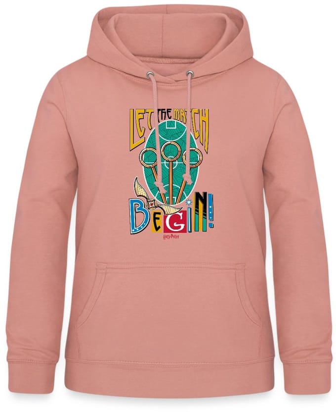 Harry Potter Let The Match Begin Quidditch Hoodie Dames