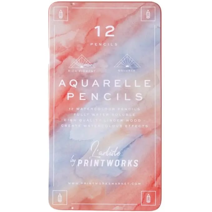 Printworks 12 Kleurpotloden - Aquarelle