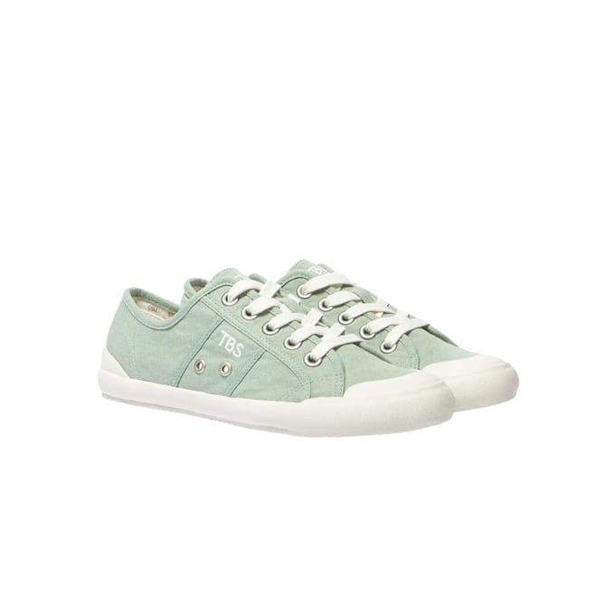 Vrouwen sneakers in gewassen canvas TBS Opaline