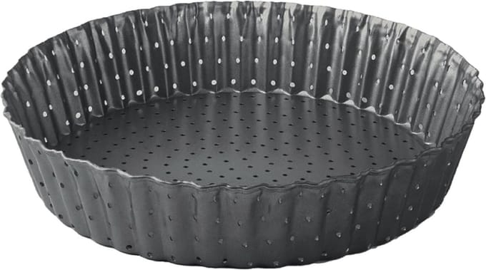 Geperforeerde Springvorm met Verwijderbare Bodem Antiaanbaklaag Diameter 24 cm