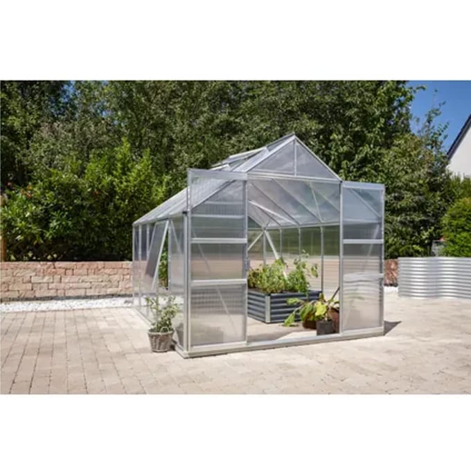 Vitavia Tuinkas Meridian 2 8300 - Polycarbonaat 6mm - Aluminium - 257x321x232cm
