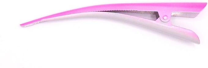 Duckklem roze-wit