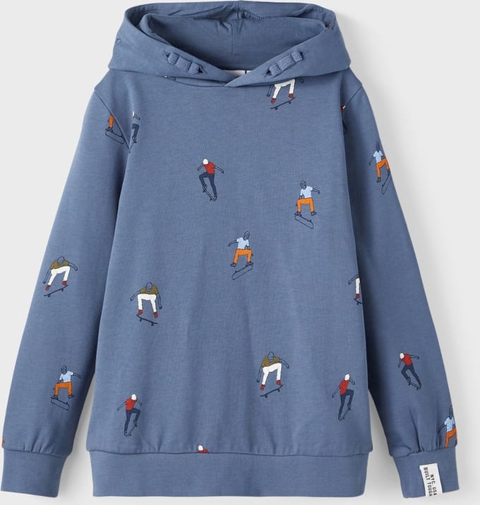 Name it sweater jongens - blauw - NKMlikkel - maat 122/128