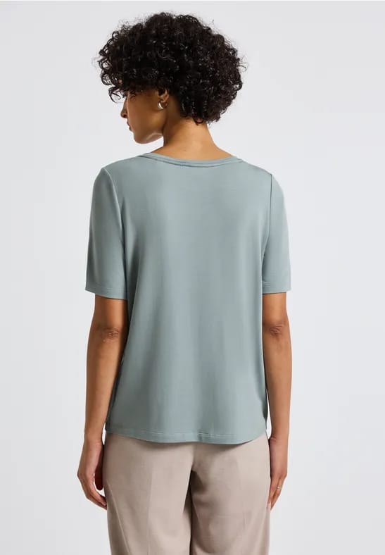 Shirt met glitterstrepen