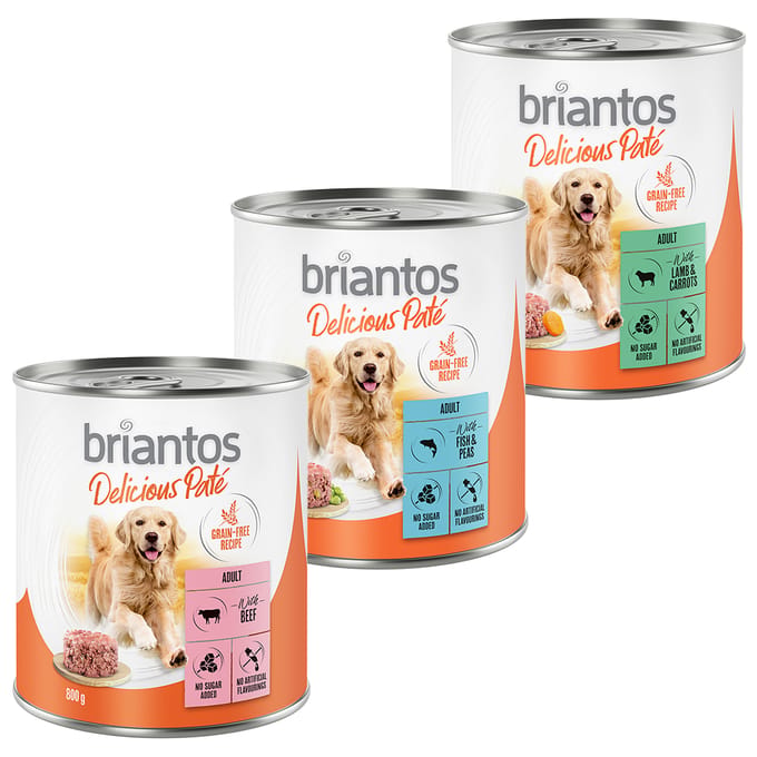 Briantos Delicious Paté Probeerpakket 6 x 800 g