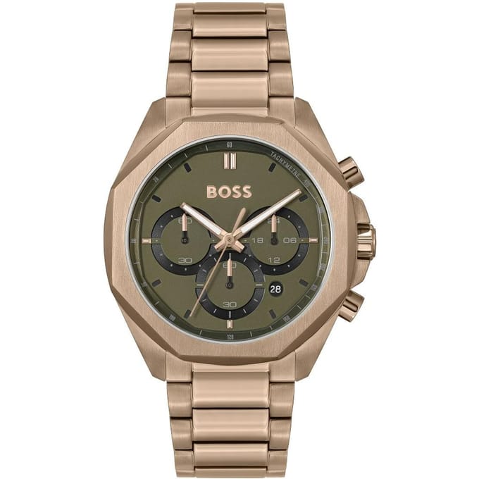 Hugo Boss 1514019 Cloud Herenhorloge beige