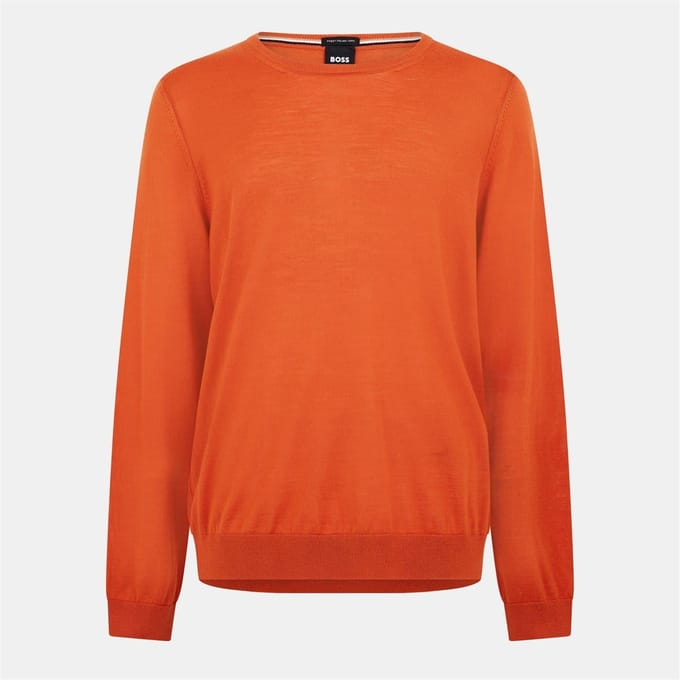 Hugo Boss Heren Leno-P Trui (Donker Oranje)