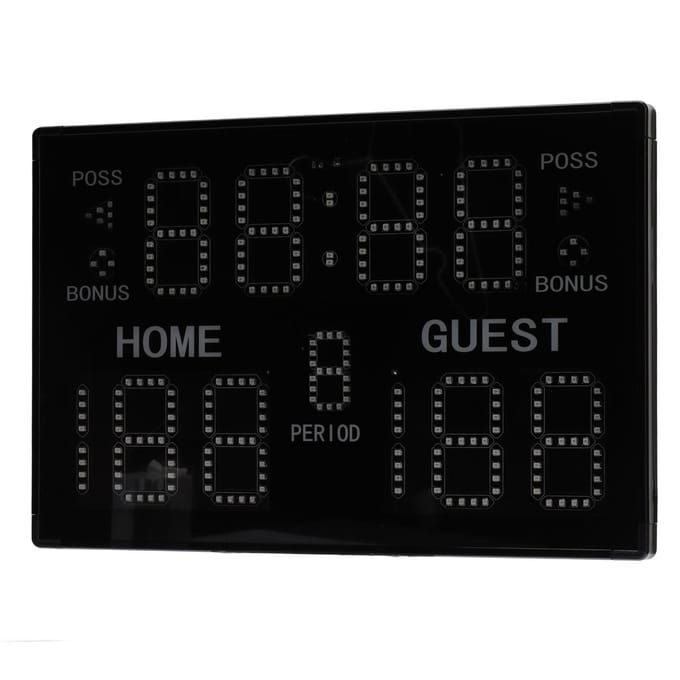 Indoor Tafelmodel Elektronisch Scorebord Multisport 11 Cijfer LED voor Wedstrijd Training GA30B 100?240V EU gray