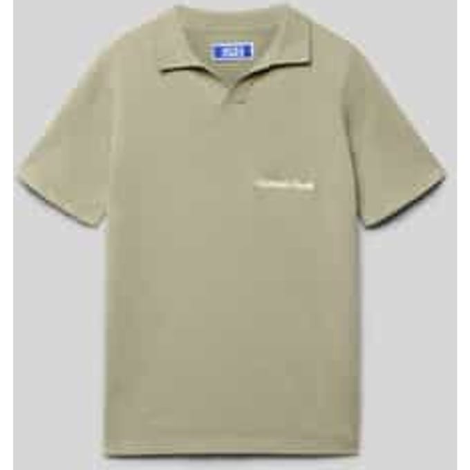 Regular fit Poloshirt met Gestikt logo Model 'Rebro'
