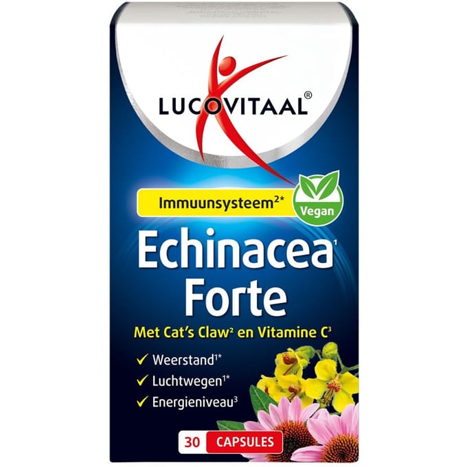 Lucovitaal Echinacea Forte Met Cat's Claw 30 capsules
