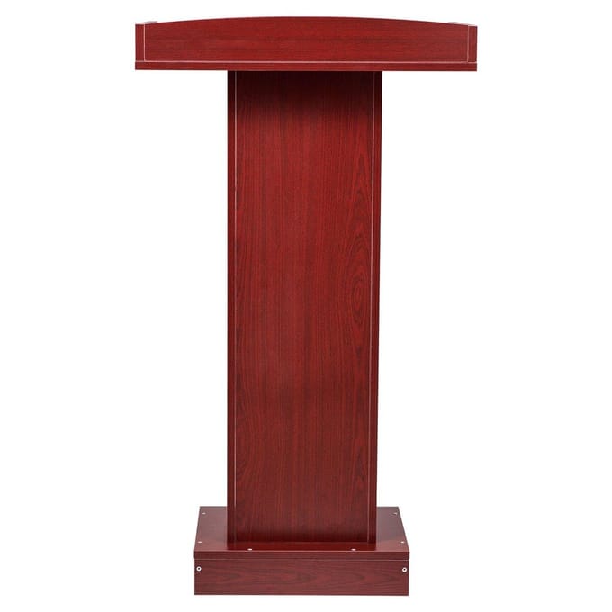 Podium Standaard 41 inch Houten Lessenaar met Opbergplank voor Klaslokaal Kerk