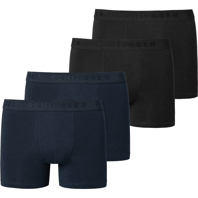 SCHIESSER Boxershorts Verpakking van 4