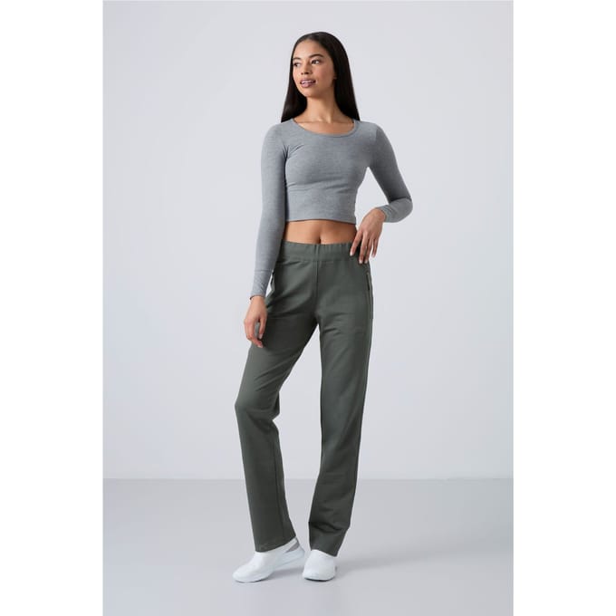 Dames Rechtaf Fleece Joggingbroek