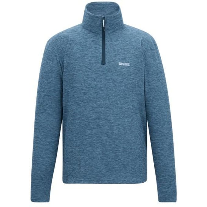 Regatta Heren Thompson Marl Half Zip Fleecejack (China Blauw)