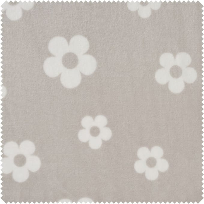 Fleece stof "Bloemen"