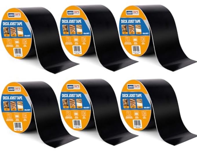 Butylband Afdichtingsbanden PVC 100 mm x 15 m - 6 Rollen