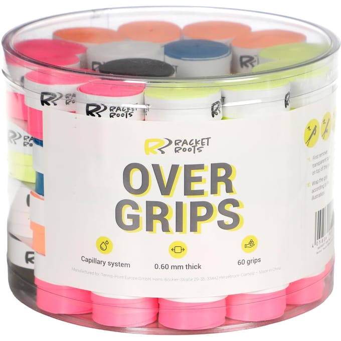 Racket Roots Overgrip Box 60 Stuks-Veelkleurig