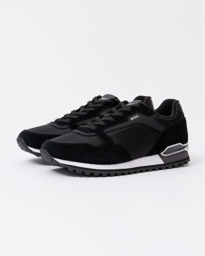 BOSS Orange Parkour-L Heren Suède/Mesh Sneakers