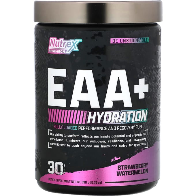 Nutrex Research, EAA et Hydratation, Saveur Fraise Pastèque, 13,76 oz (390g)