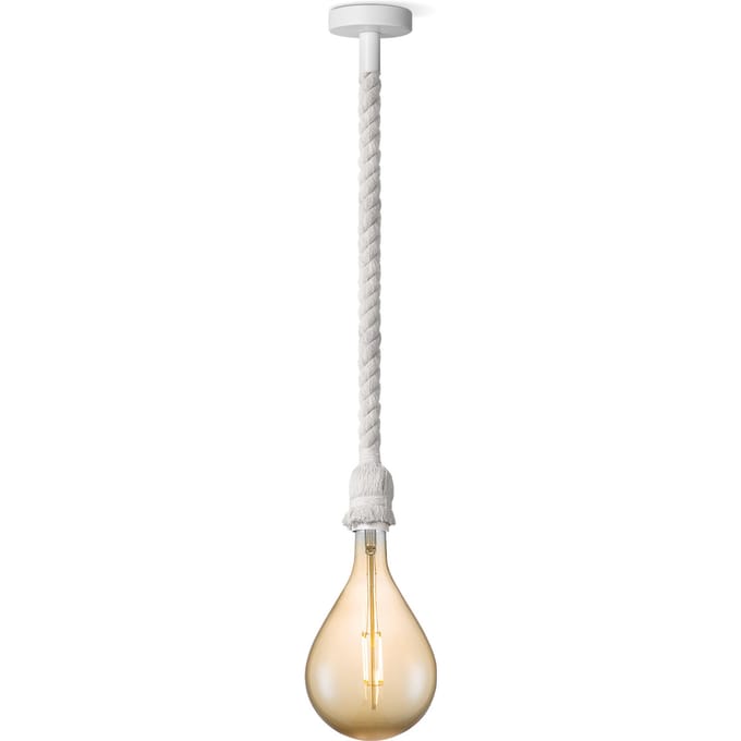 Home sweet home hanglamp Leonardo wit Pear - amber