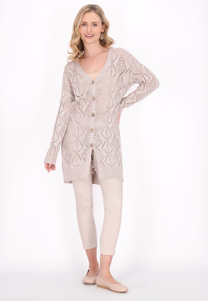 usha Vest vrouwen beige