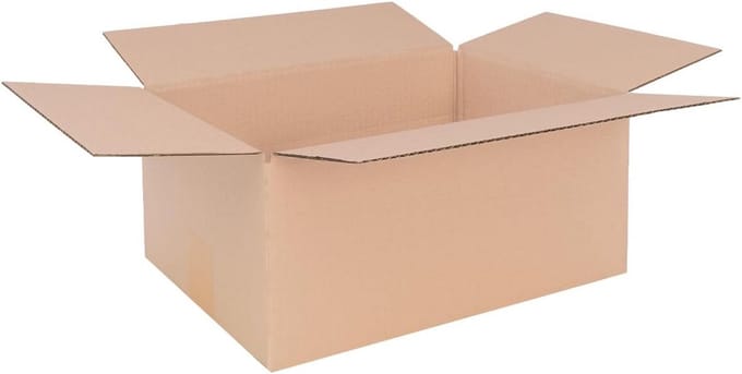 Vouwdozen karton 360x200x200 mm - 100 stuks - bruin golfkarton - verzenddozen DHL - variabele hoogte 100 mm